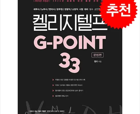 이걸로 종결 켈리지텔프g-point33(문법편) 인기 상품 리스트 Top 8